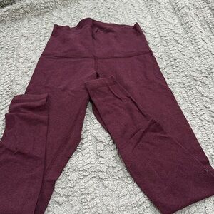 lululemon athletica Burgundy Leggings